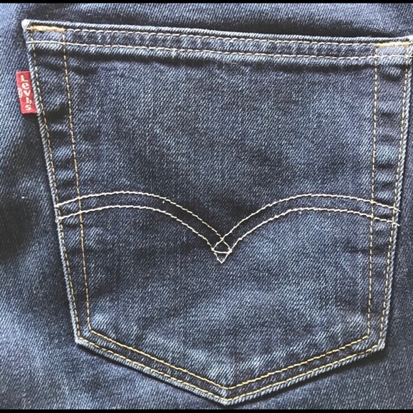 Levi’s 527 Jeans Dark Wash Blue Straight Leg 32x34 - Picture 6 of 8